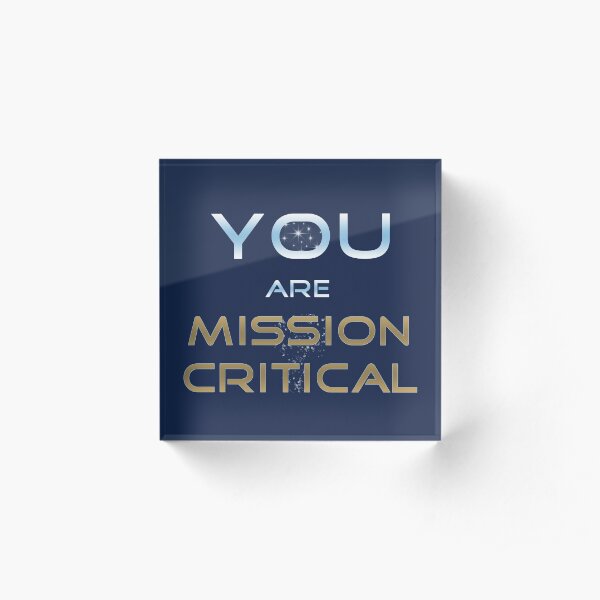 Mission Critical Acrylic Block