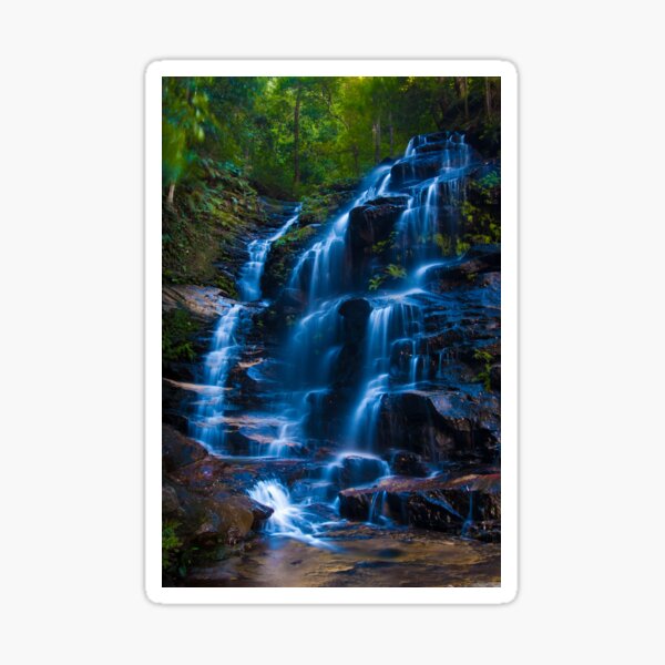 Sylvia Falls, Blue Mountains Sticker