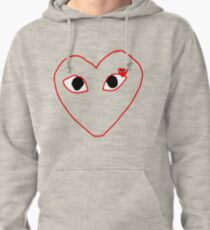 comme des garcons red Play Pullover Hoodie