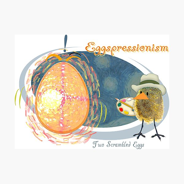EGGspressionism Photographic Print