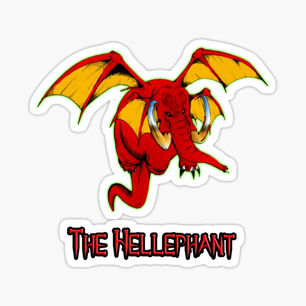 Vlad The Inhaler : The Hellephant Sticker