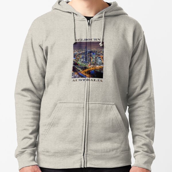 Eureka (poster on white) Zipped Hoodie