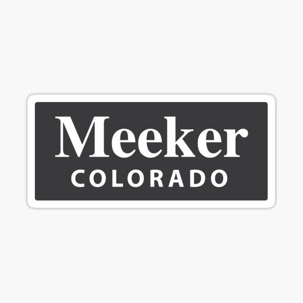 Meeker, Colorado Sticker