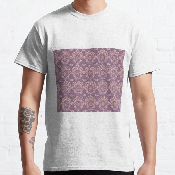 Castlefield Monogram Crest Pink & Lavender Classic T-Shirt
