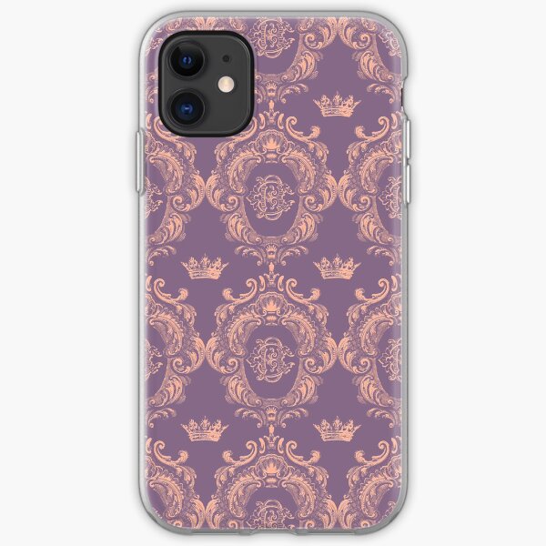 Castlefield Monogram Crest Pink & Lavender iPhone Soft Case