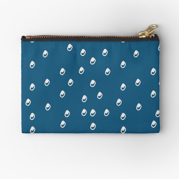 Homeland Flora Bubbles in Teal Zipper Pouch