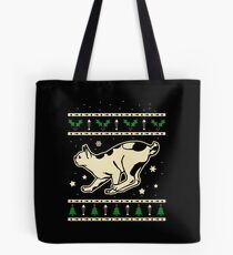 Christmas Japanese Bobtail Cat Gift Tote Bag