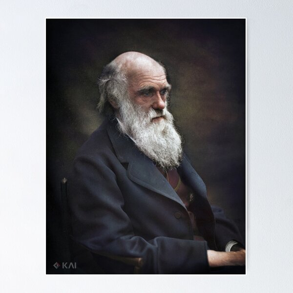 Item preview, Charles Darwin 1874 Colorized designed and sold by KAI-Studio.