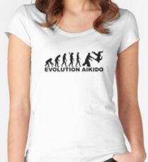 Evolution Aikido Women's Fitted Scoop T-Shirt
