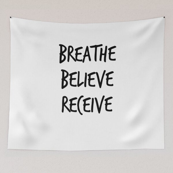 Item preview, Breathe Believe Receive V4 designed and sold by TeeTimeGuys.