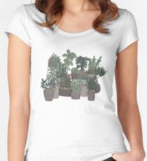 mini garden Women's Fitted Scoop T-Shirt