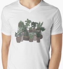 mini garden Men's V-Neck T-Shirt