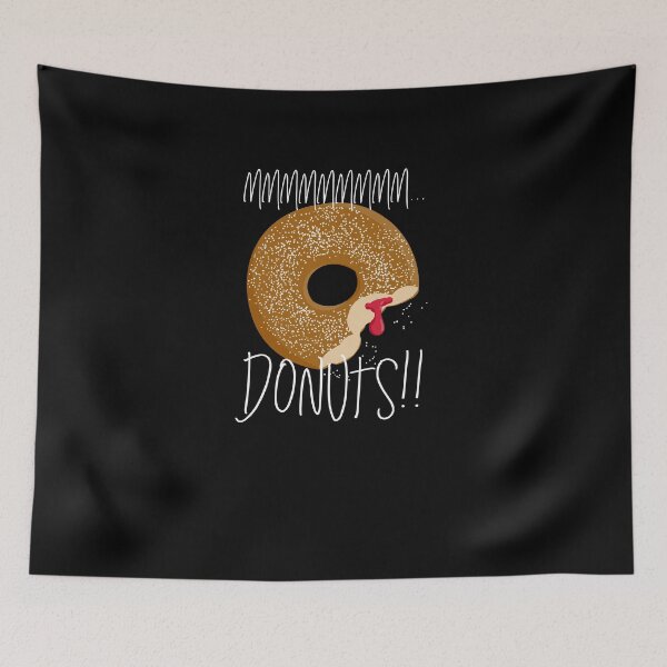 Item preview, mmm Donuts Love and Adore Junk Food Secret Santa Funny Humor designed and sold by Cameronfulton.