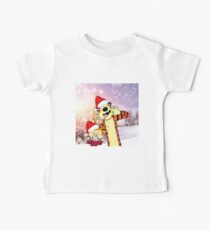 Hobbes Christmas Baby Tee