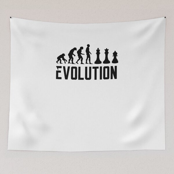 Item preview, Chess Evolution V4 designed and sold by TeeTimeGuys.