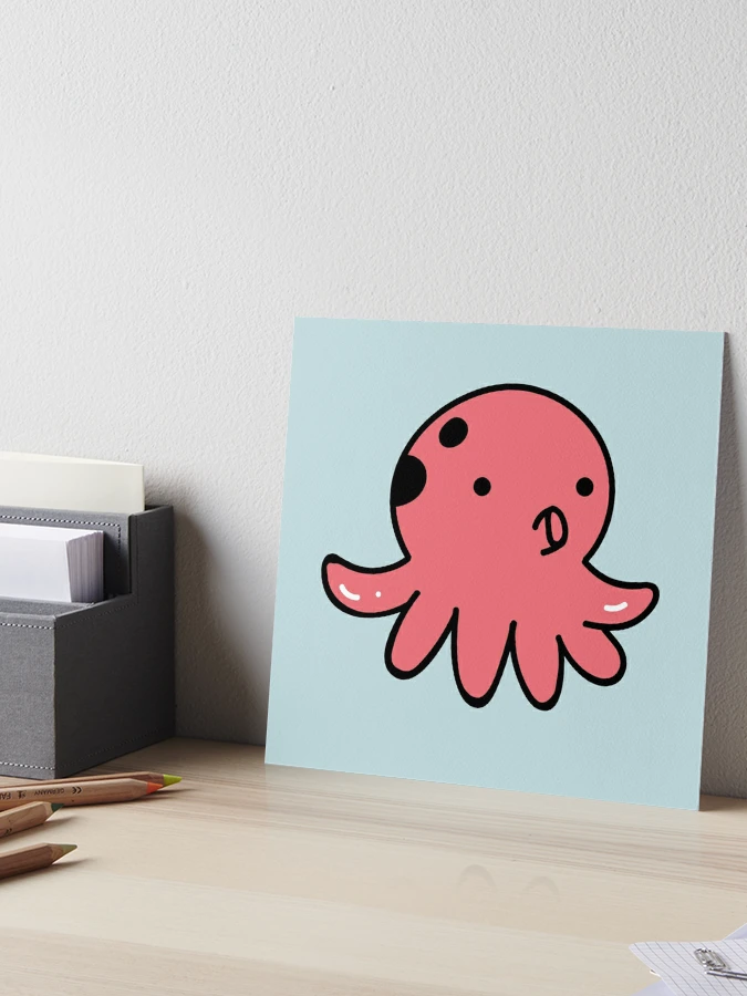 Derpy Octopus Large Waterproof Sticker – Dorky Doodles