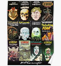H P Lovecraft Covers Poster