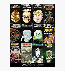 H P Lovecraft Covers Photographic Print