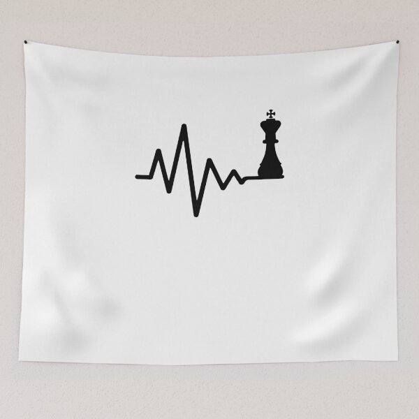 Item preview, Chess Heartbeat V3 designed and sold by TeeTimeGuys.
