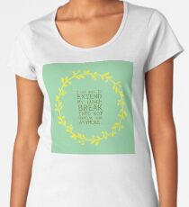 Lunch break Women's Premium T-Shirt