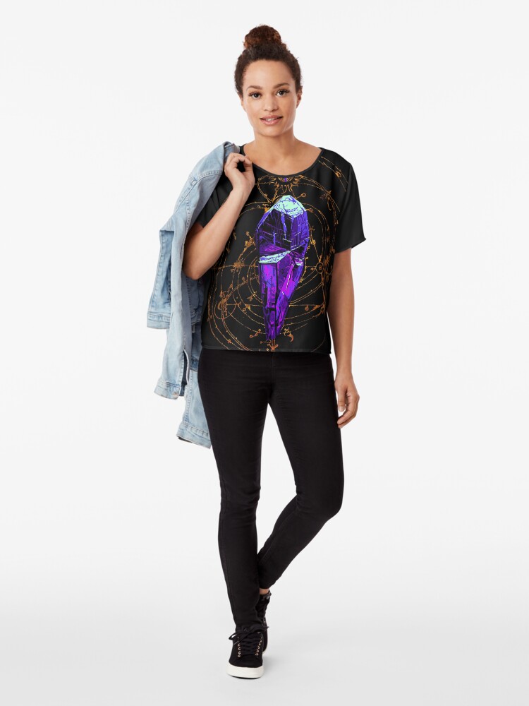 Alternate view of Convergence Chiffon Top