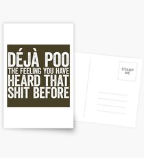 Postales deja poo