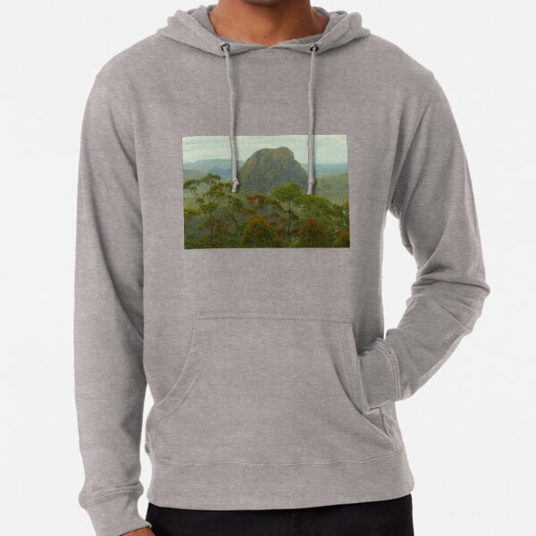 Mount Tibrogargan in the Glasshouse Mtns Lightweight Hoodie