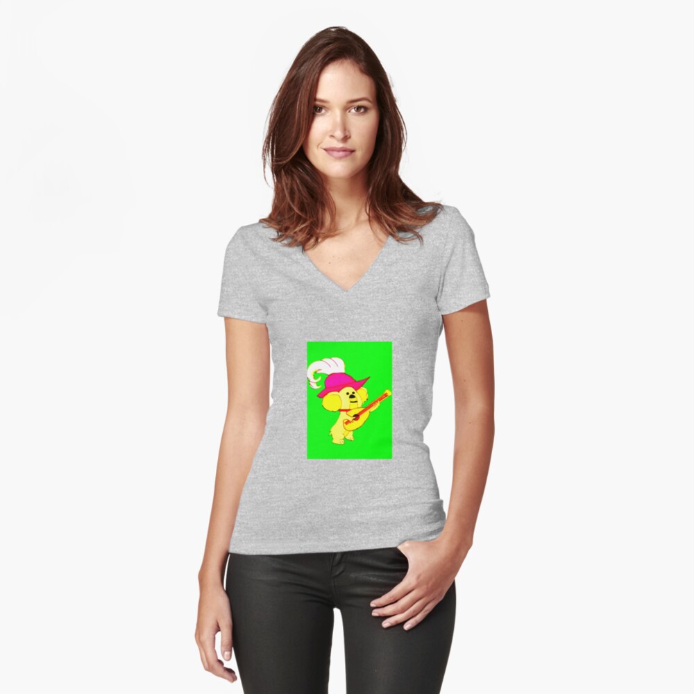 Item preview, Fitted V-Neck T-Shirt designed and sold by RyanLoesch.
