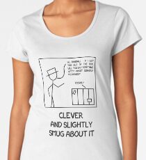 Xkcd: Clever and slightly smug about it Women's Premium T-Shirt