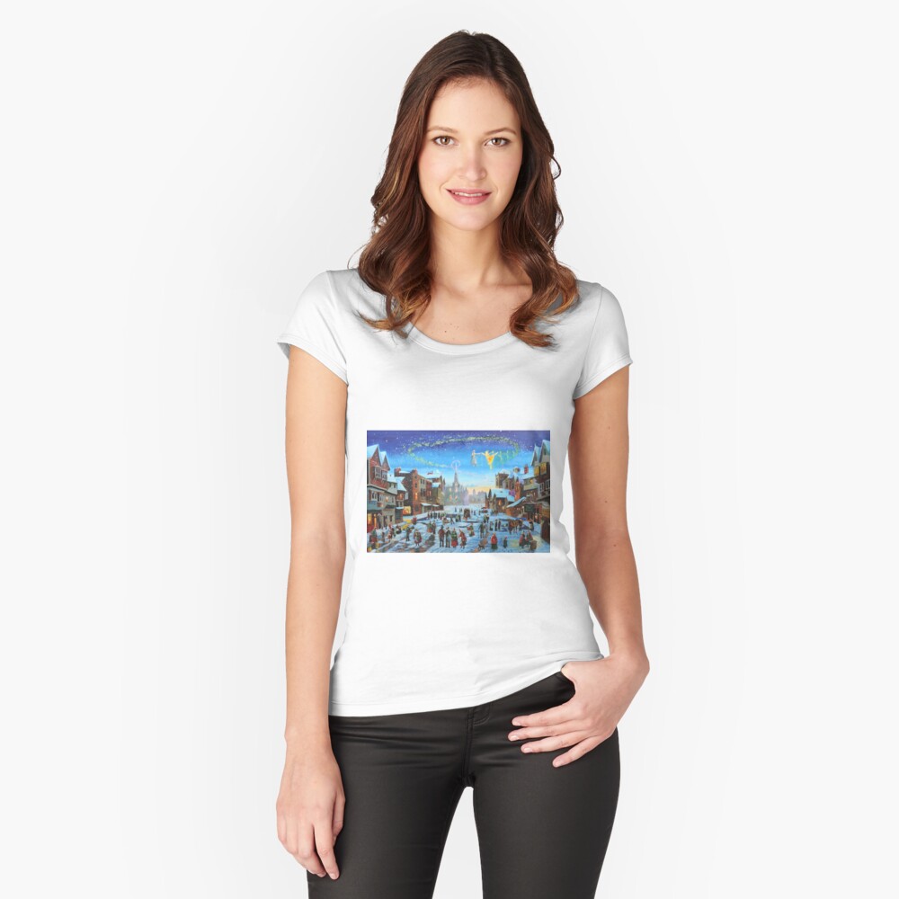Item preview, Fitted Scoop T-Shirt designed and sold by gordonbruce.