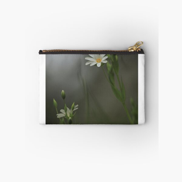 Item preview, Lesser stitchwort blooming in English woodland designed and sold by miradorpictures.