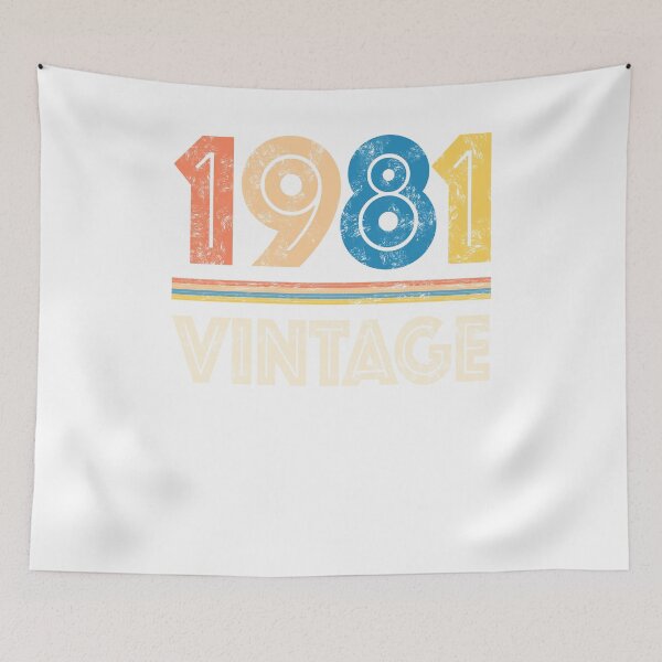 Item preview, Vintage RETRO 1981 birthday designed and sold by Mmastert.