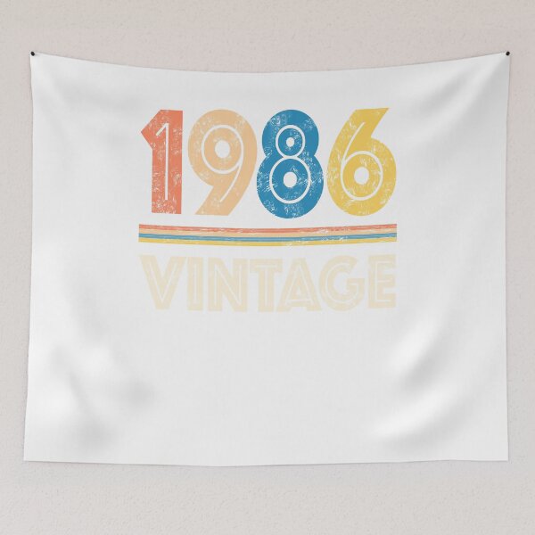 Item preview, Vintage RETRO 1986 birthday designed and sold by Mmastert.