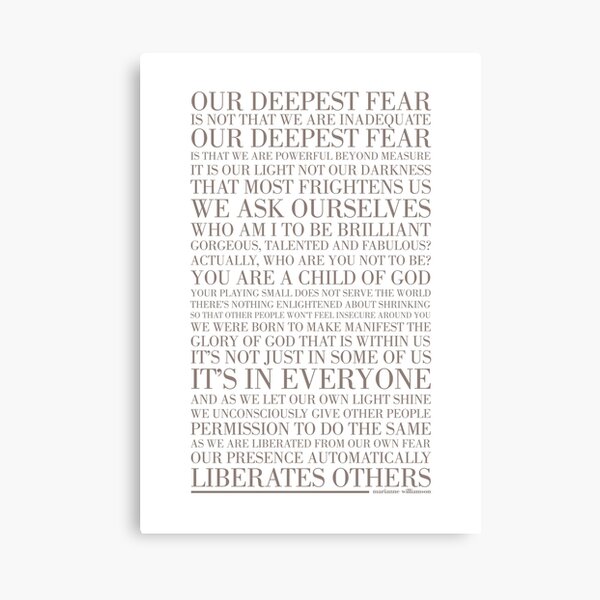 Our Deepest Fear Wall Art Redbubble