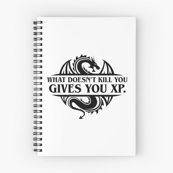 Item preview, What Doesn't Kill You Gives You XP Tabletop RPG Addict designed and sold by pixeptional.