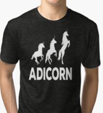 Adicorn Adidas anicorn tshirt Tri-blend T-Shirt
