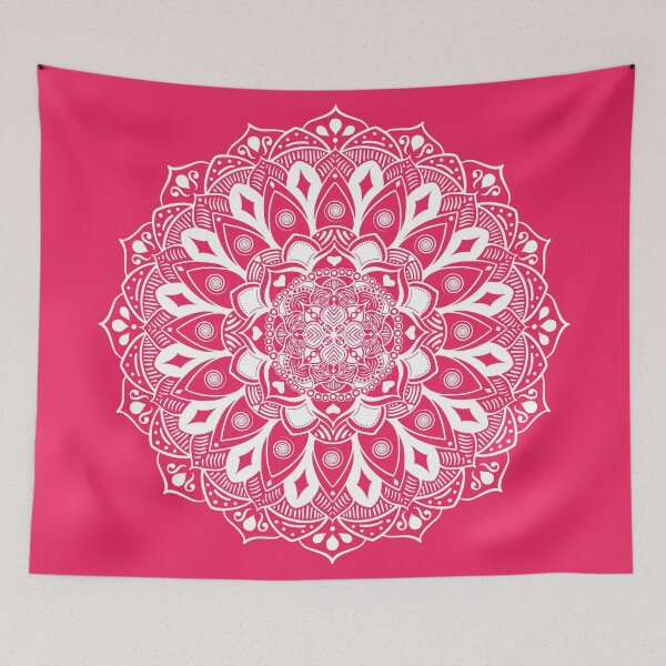 Item preview, White Hand Drawn Mandala  designed and sold by Elsy's Art.
