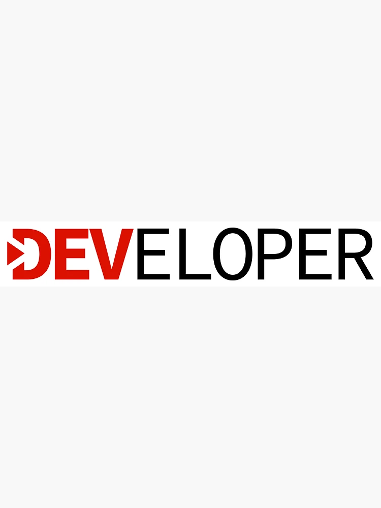 Thumbnail 3 of 3, Magnet, DEVELOPER designed and sold by KeepOnCoding.