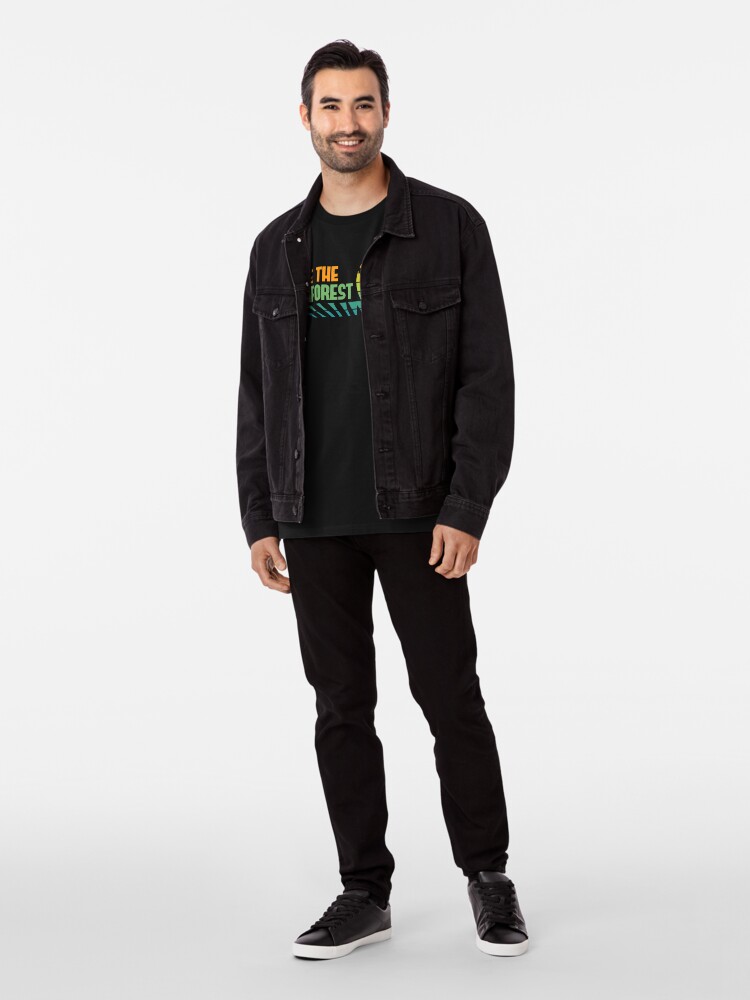 Alternate view of Save the Rainforest - Retro Tree Frog Premium T-Shirt