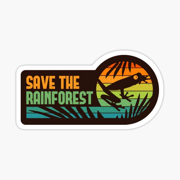 Tropical Forest Stickers Redbubble - save the rainforest roblox