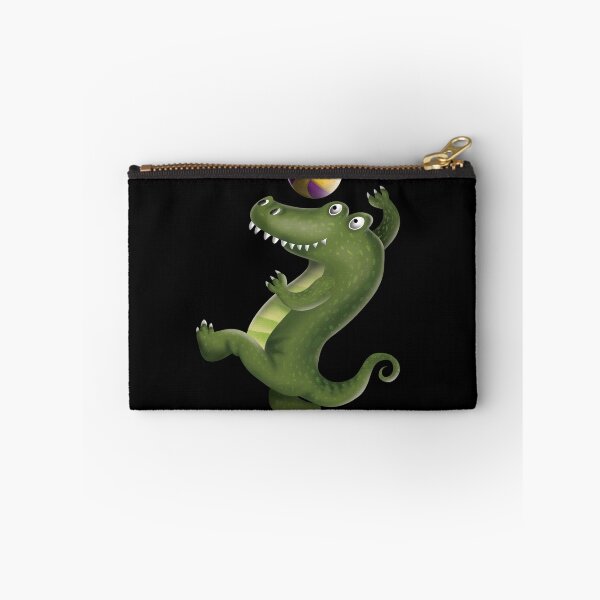 Item preview, Crocodile Volleyball Player Spike a Ball Sport Gift  designed and sold by javaneka.