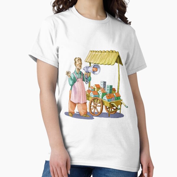 Item preview, home for sale humorous cartoon	 designed and sold by nuvolanevicata.
