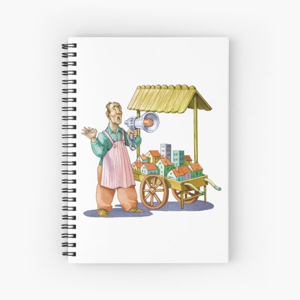 Item preview, home for sale humorous cartoon	 designed and sold by nuvolanevicata.