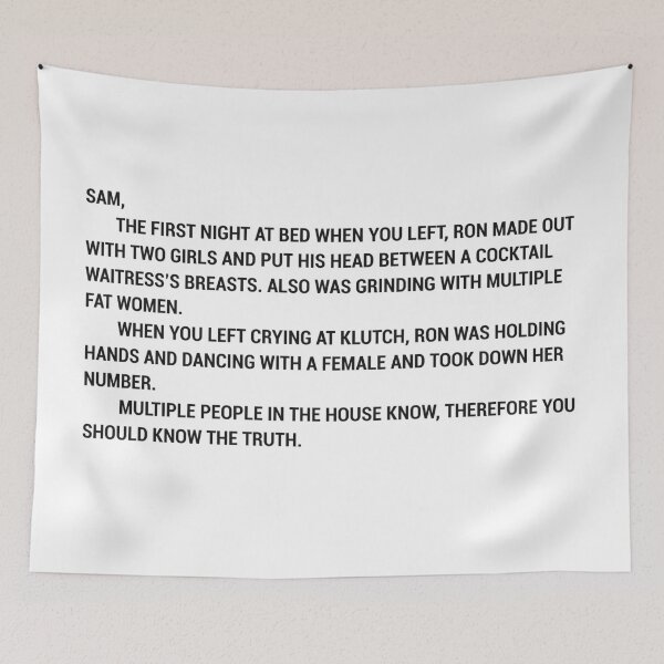 Item preview, Anonymous Letter to Sammi designed and sold by doraylli.