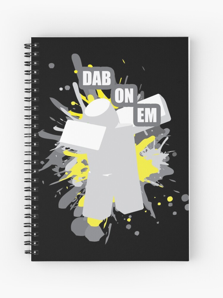 Roblox Dabbing Spiral Notebook By Rainbowdreamer Redbubble - roblox on red games spiral notebook by best5trading redbubble