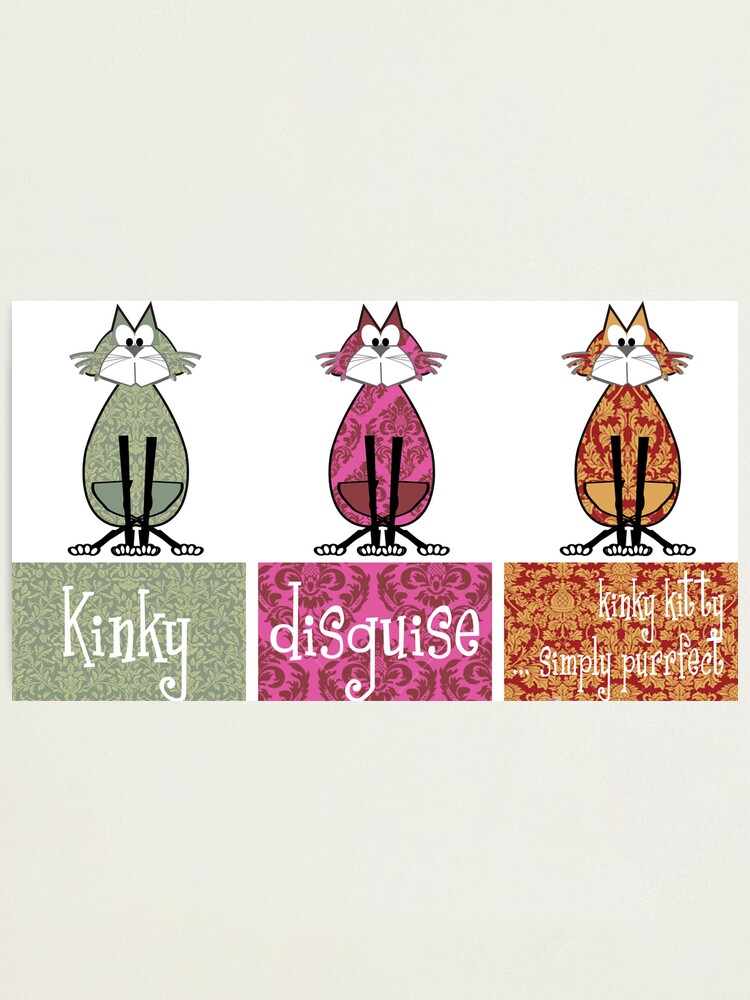 Alternate view of KINKY KITTY - Kinky Disguise Photographic Print