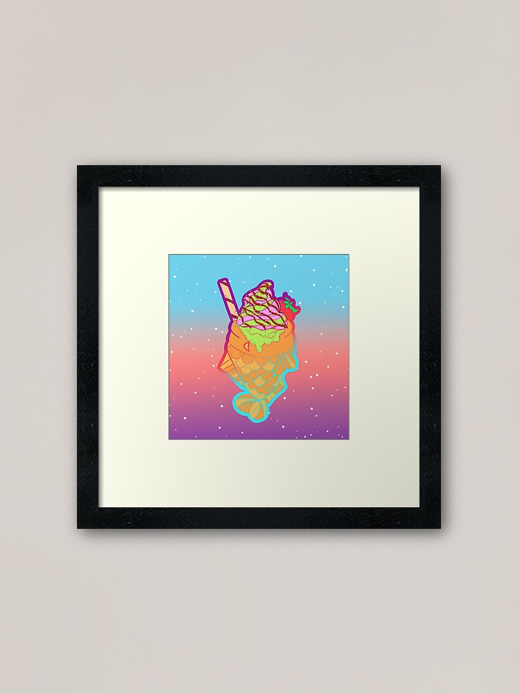 Alternate view of Taiyaki Ice Cream 1 Framed Art Print
