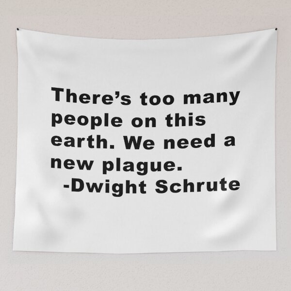 Item preview, Plague Quote- Dwight Schrute- The Office designed and sold by 14Smith15.