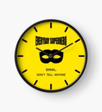 Everyday Superhero Clock