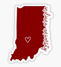 Indiana University - Style 12 Sticker